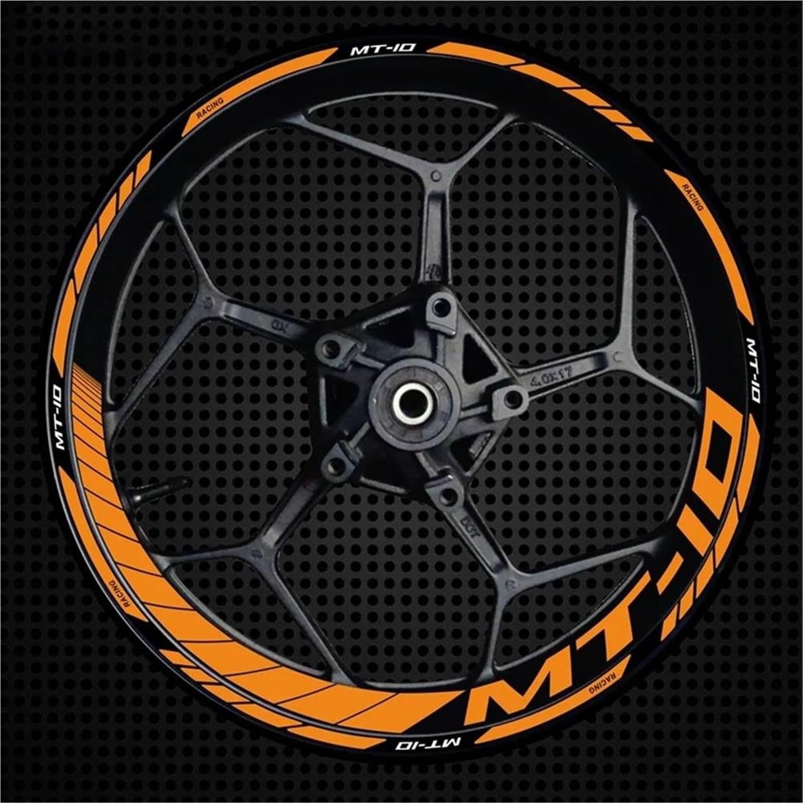 Wheel Stickers Motorcycle Wheel Reflective Decal for MT10 MT-10 MT 10 2022 Stripe Tape Sticker Rim Stickers Hub Decals Rim Reflective Decal