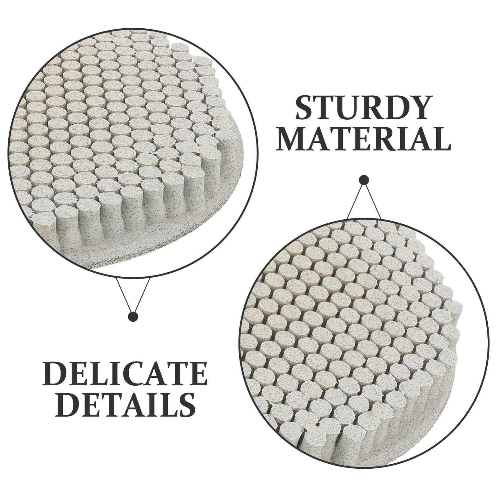 SHINEOFI segment szlifierki z podstawą ceramiczną akcesorium do młynka z podstawą ceramiczną ceramiczna tarcza szlifierska do spodu tarcza szlifierska Light Grey
