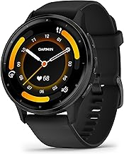 Garmin Venu 3 GPS 45mm Smartwatch, AMOLED Touchscreen, All-day Advanced Health & Fitness Features, Voice Functionality, Music Storage, Wellness Smartwatch with up to 14 days battery life, Black