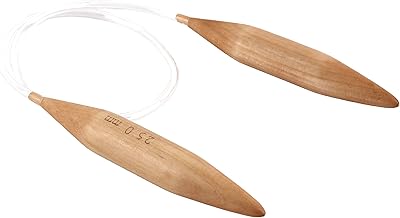 Jumbo Giant Large Wood Circular 31 inch (80cm) Knitting Needles for Chunky Yarn US 50 (25.0mm) Size
