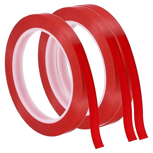 Miniatura 64 de PATIKIL Cinta de pizarra blanca de 1/2 pulgada, paquete de 3 cintas finas de borrado en seco de 72 yardas para marcado gráfico de arte de bricolaje