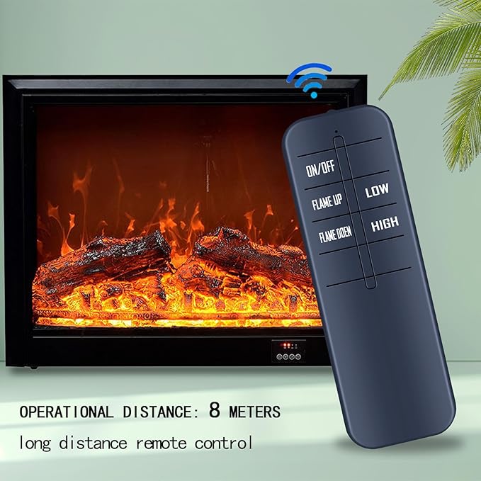 Control Remoto de Repuesto RETROSUN 30000032 para Chimenea Eléctrica Heat Surge miniatura 3