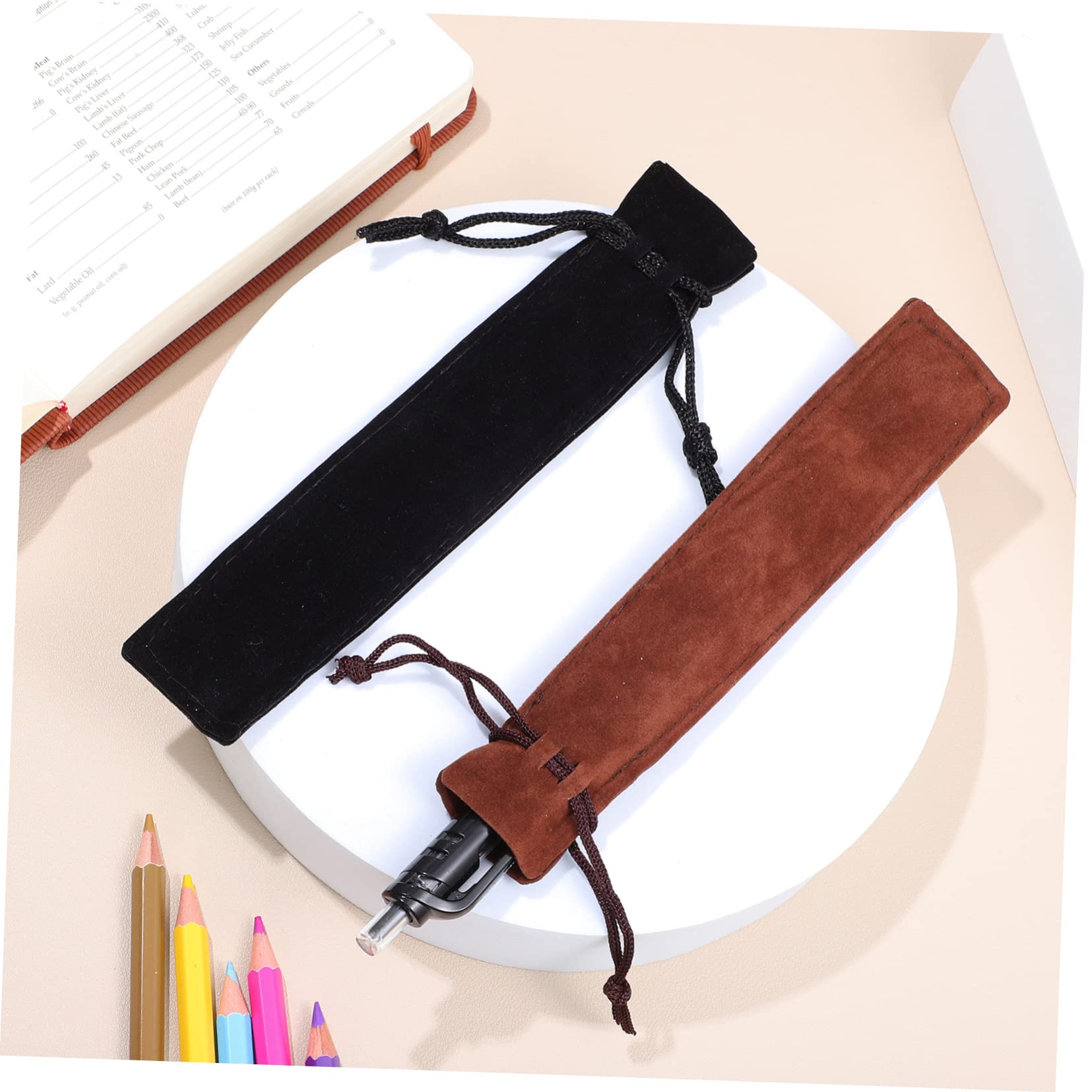 Ciieeo 150piezas Bolsa De Almacenamiento para Bolígrafos De Cierre De Cuerda De Fundas para Estudiantes y Profesores para Lápices y