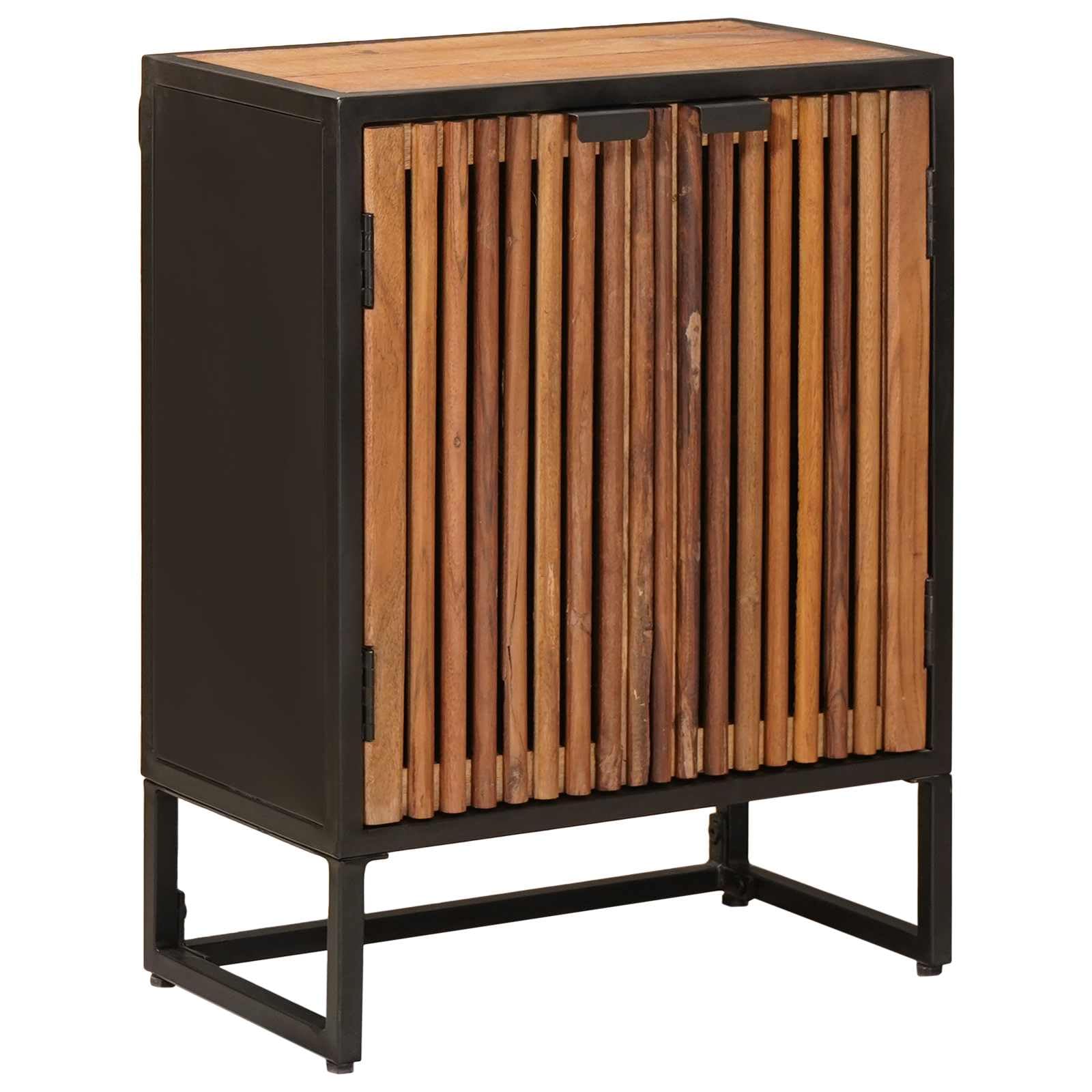 Credenza in legno massiccio di mango, 53 x 30 x 70 cm