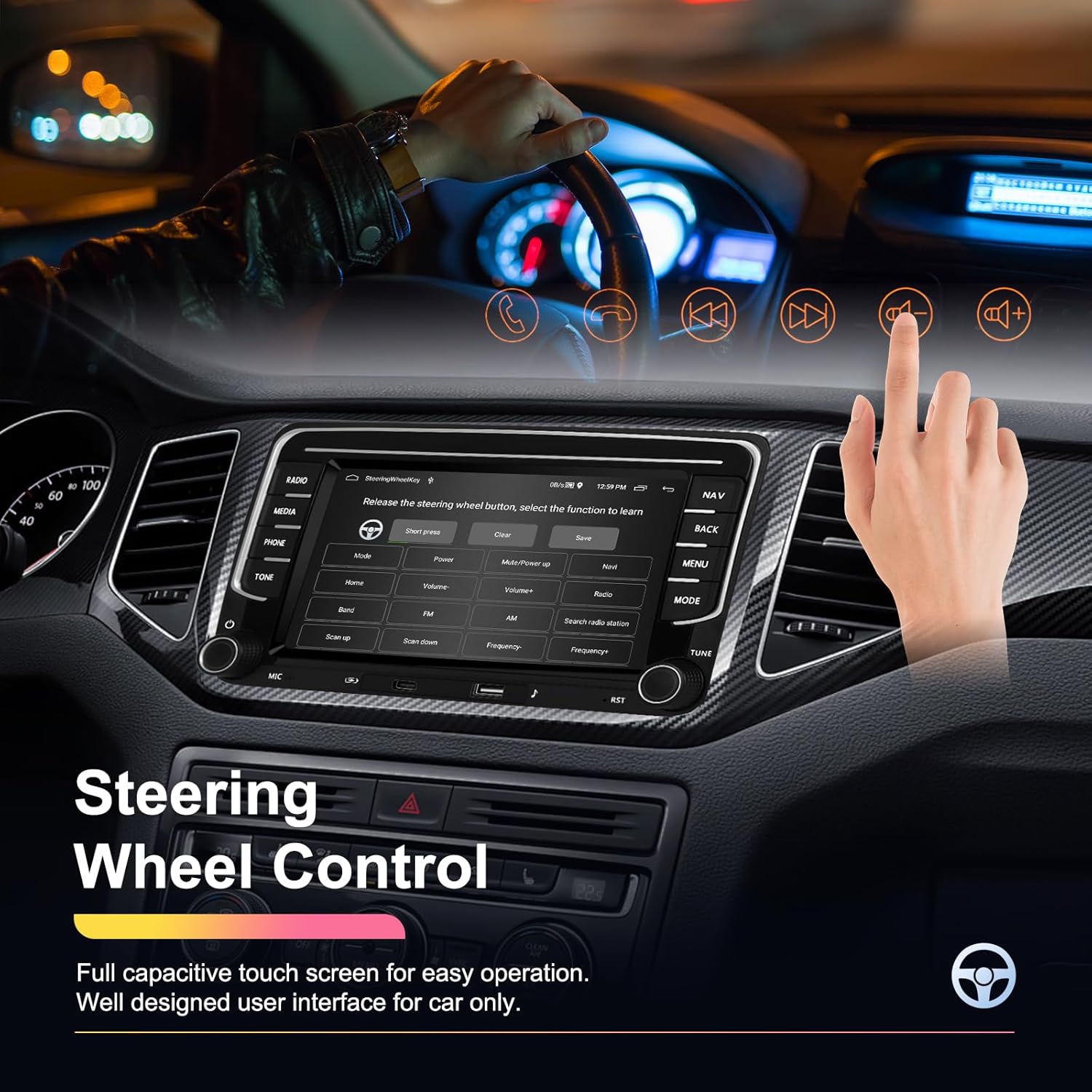 Steering Wheel Control Feature