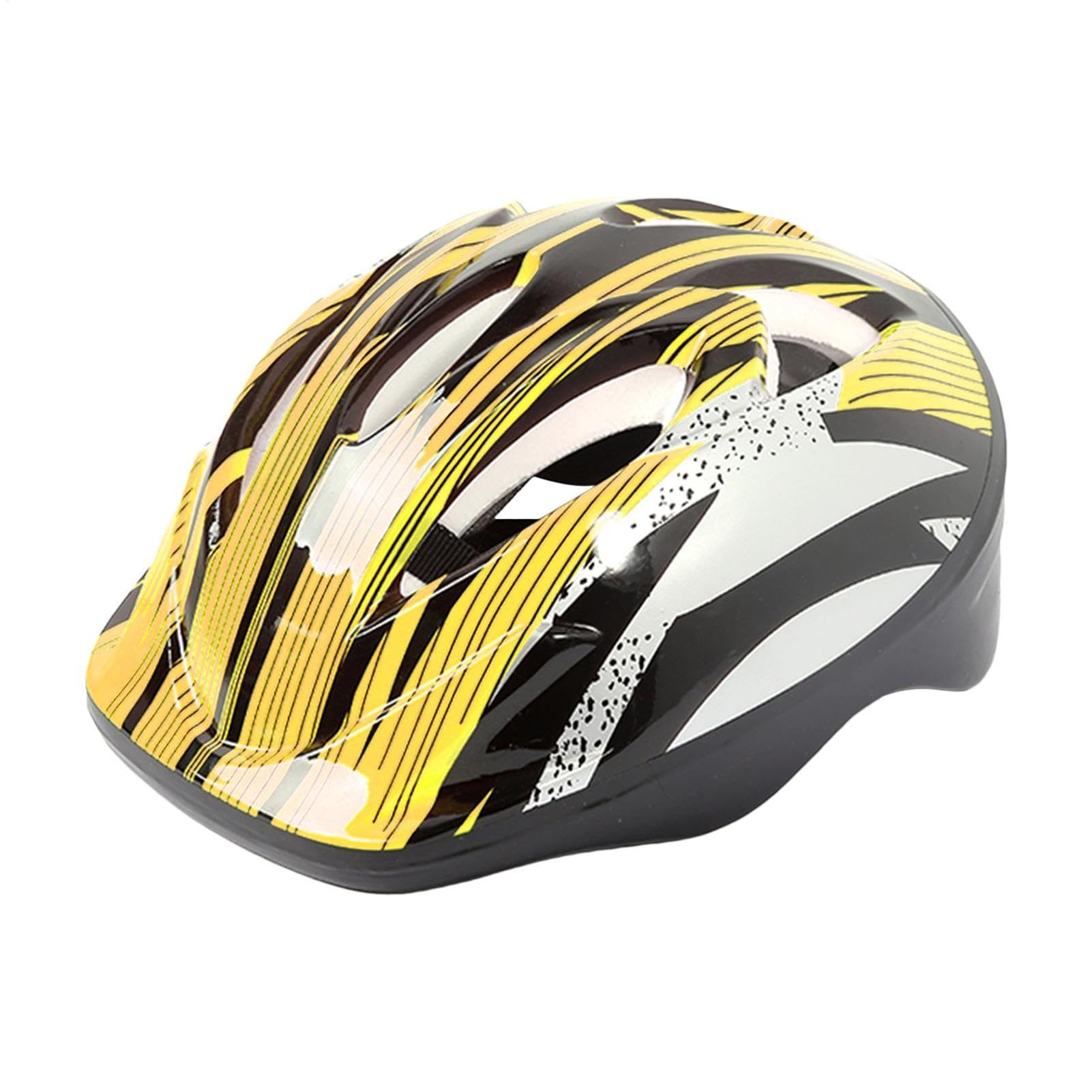 Casco da bicicletta per bambini, leggero, sicuro e infrangibile, casco da bicicletta, per bambini e ragazzi e ragazze, sicuro e confortevole, regolabile 53 – 55 cm (da 3 – 8 anni)