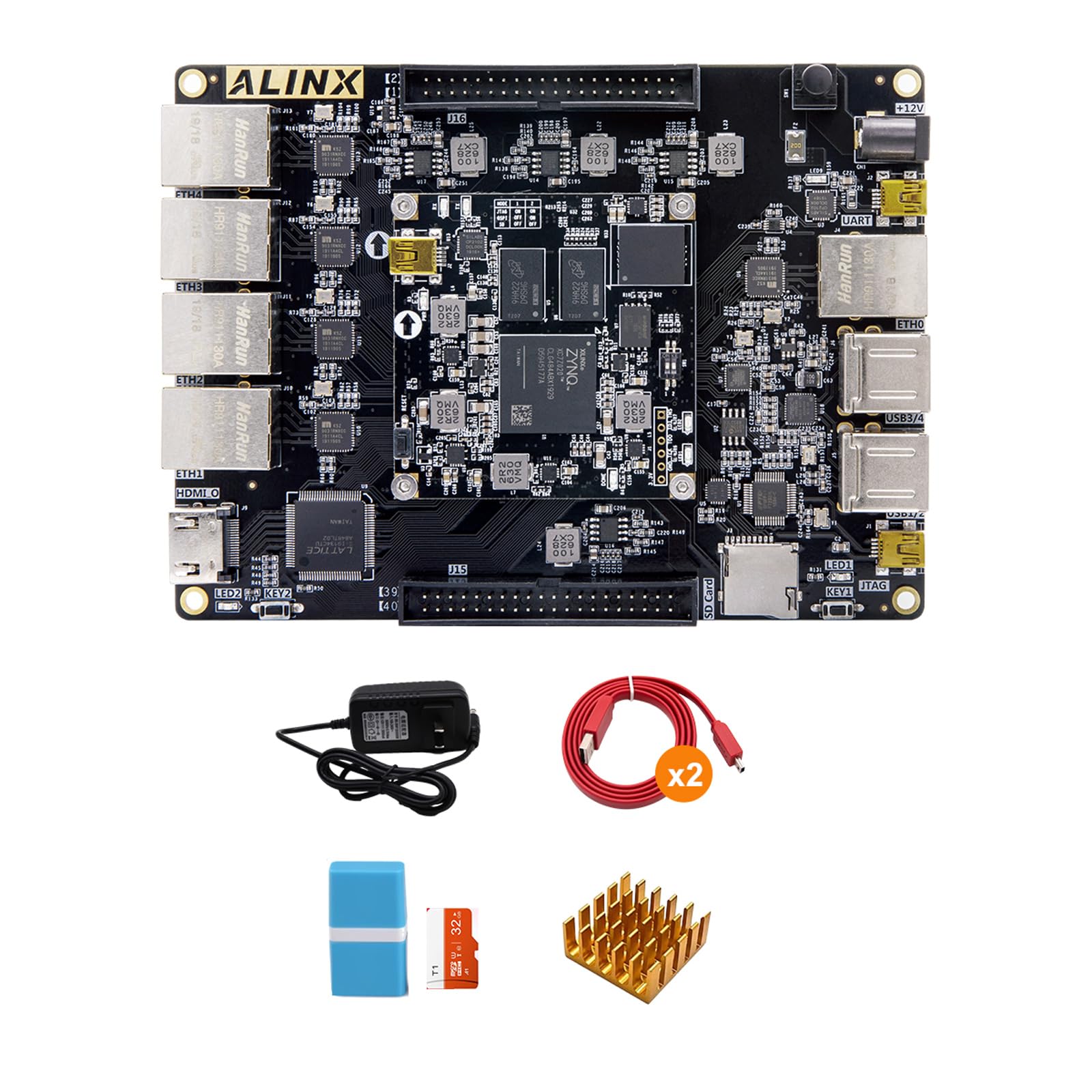 ALINX AX7021: Zynq-7000 SoC XC7Z020 FPGA Development Board