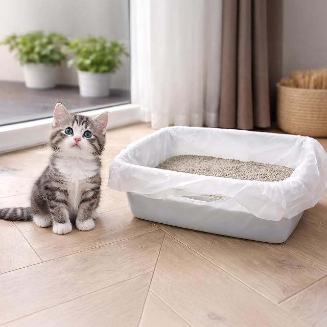 Foto 6 de 8 de Paquete de 96 bandejas de arena para gatos