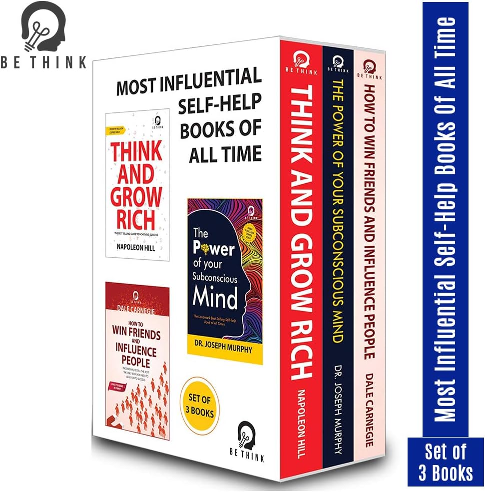 Most Influential Self-Help Books of All Time (Set of 3 Books) Paperback – 1 January 2020