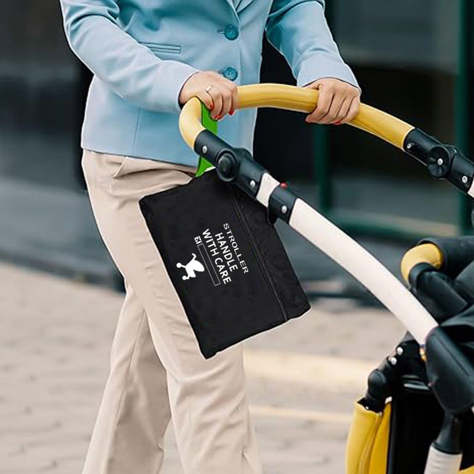 Xygobla Stroller Bag for Airplane, 120 * 60 * 38cm Pushchair Travel Bag Large Capacity Pram Cover for Gate Check Waterproof & Puncture-Resistant Buggy Accessories Suitable for Most Pushchairs - Image 4