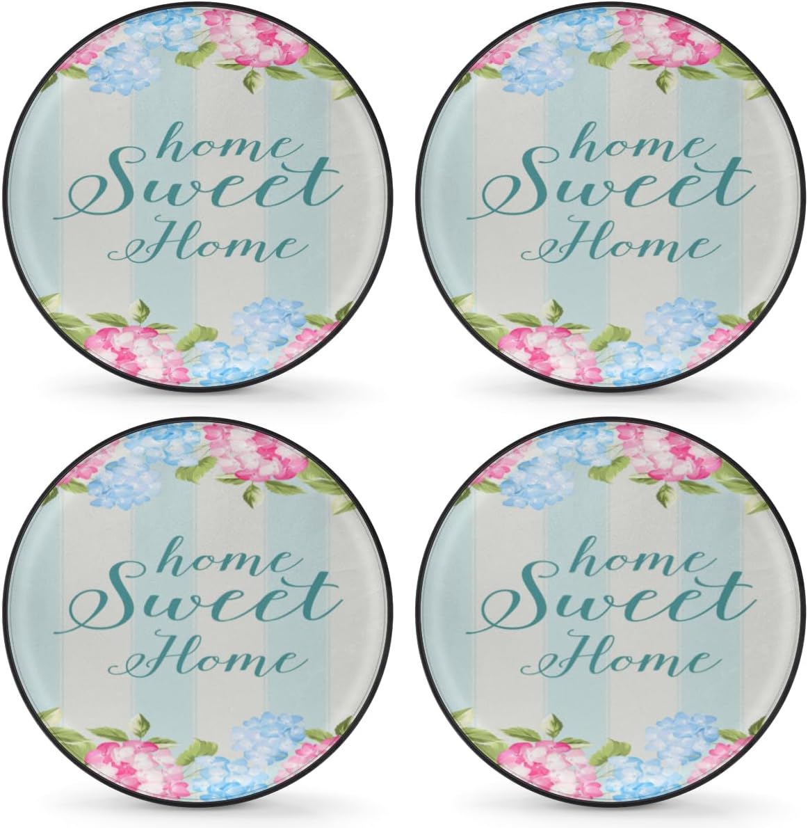 Home Sweet Tire Covers Portable Spare Tire Cover Soft Durable Waterproof Dustproof Set of 4 Bags 14 Inches for Car Truck SUV Trailer Camper