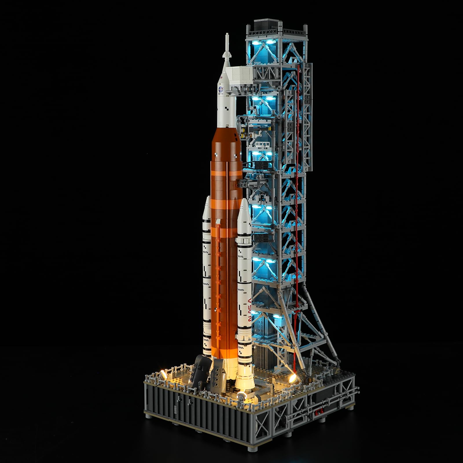 BRIKSMAX 2.0 Light Kit for NASA Artemis Space Launch System - Innovative LED Lighting Kit Compatible with Lego Icons Rocket 10341 - Not Included