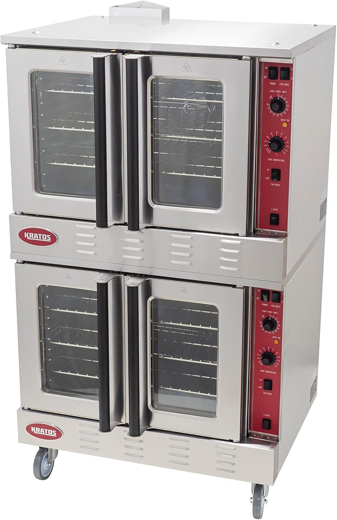 Horno de Convección Doble Kratos 29Y-050, 108000 BTU, Propan miniatura 3