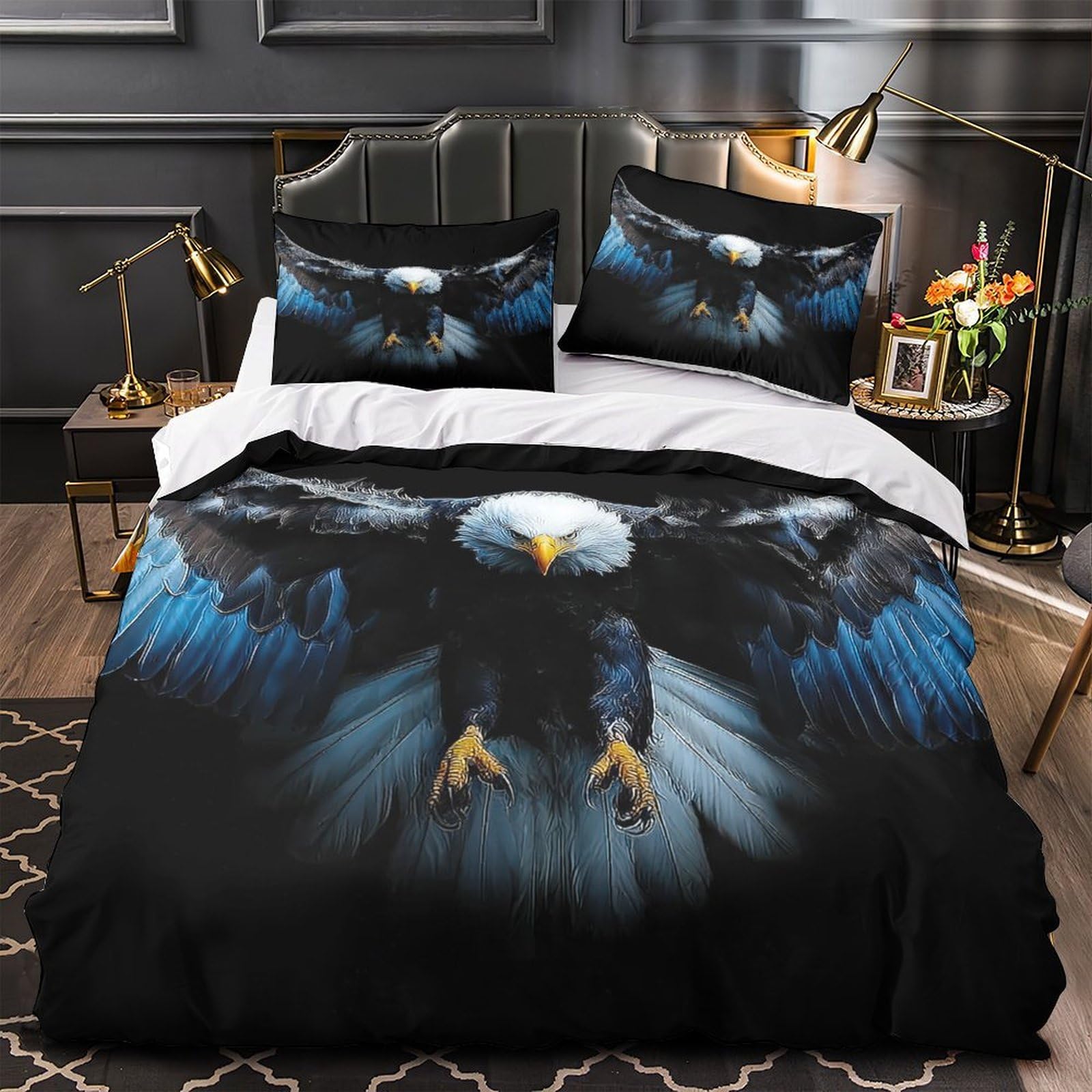 Parure de lit dinosaure super king 260x220 cm avec housse de couette imprimée 3D