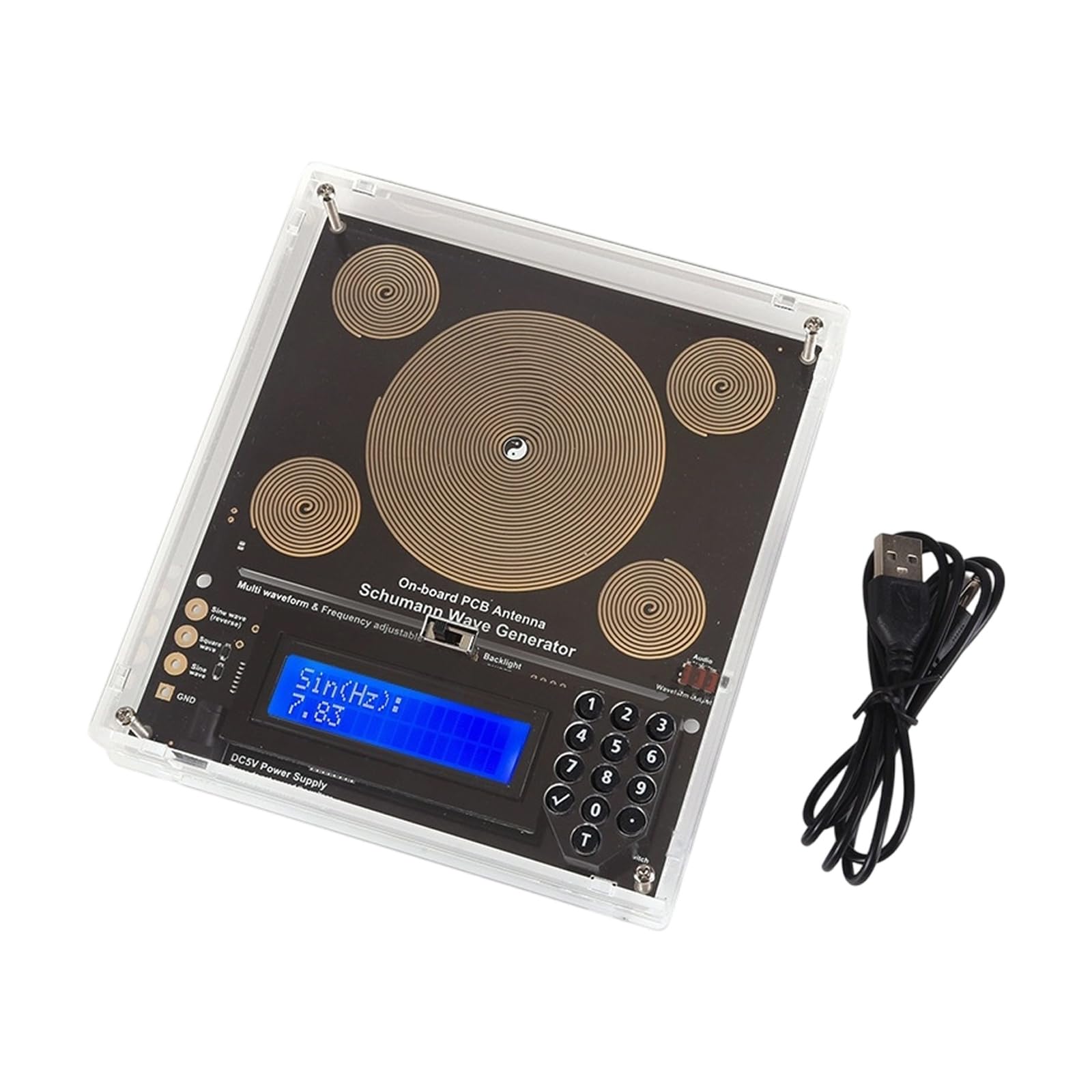 QIAOLIDA Professional 0.01Hz To 100kHz Signals Generator With Multiple Waveforms For Scientific Research And Relaxation Therapies