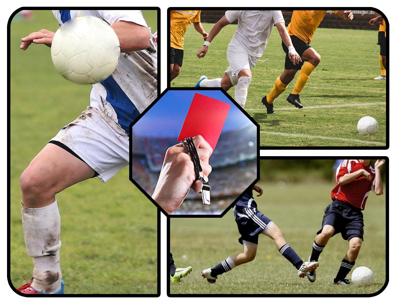 Juego de Tarjetas de árbitro,Tarjeta Amarilla y Roja,árbitro de fútbol Deportivo,Tarjetas disciplinarias,Herramienta de árbitro,para Baloncesto,fútbol, ​Deportes Escolares(7,5 x 10,5 cm)