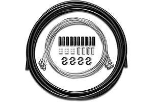 4PCS Professional BMX Brake Cable Kit for Mountain and Road Bikes