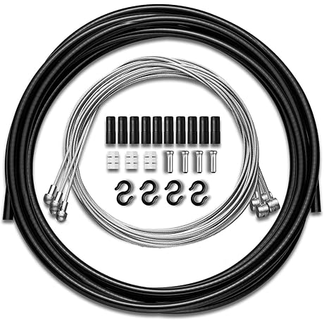 4PCS Professional BMX Brake Cable Kit for Mountain and Road Bikes