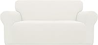 Vista 50 de Easy-Going Funda elástica para sofá de 1 pieza, cubierta de sofá, protector de muebles, suave con parte inferior elástica para niños, de poliéster