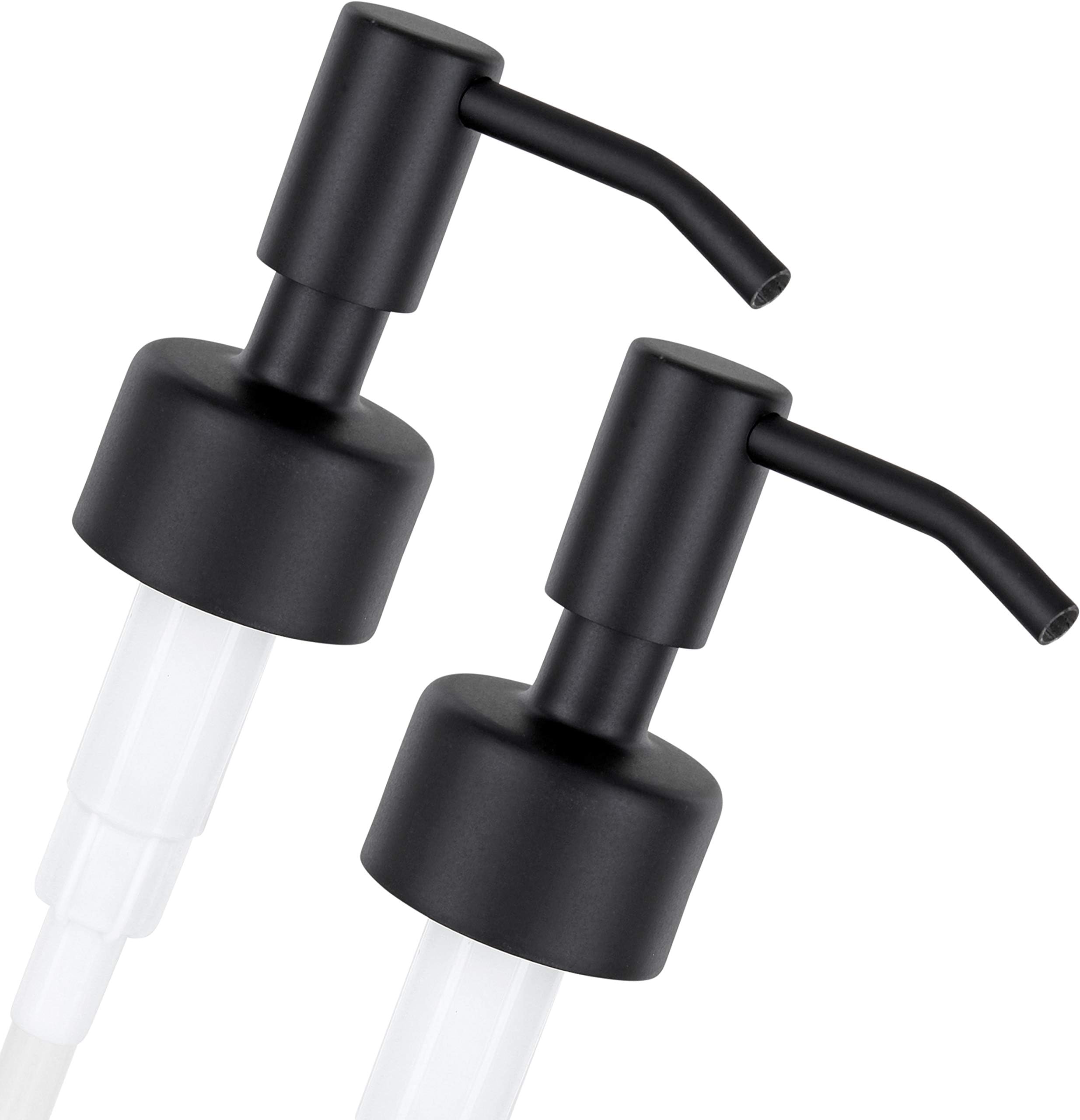 Pump Bottle Cream 2 Pièces Pompe De Rechange Savon, Acier Inoxydable Distributeur, Tête Distributeur Savon Chat