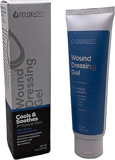 ASAP OTC Wound Dressing Gel by American Biotech Labs | SilverSol Ag₄O₄ 24 ppm Healing & Soothing Gel | 4 Oz