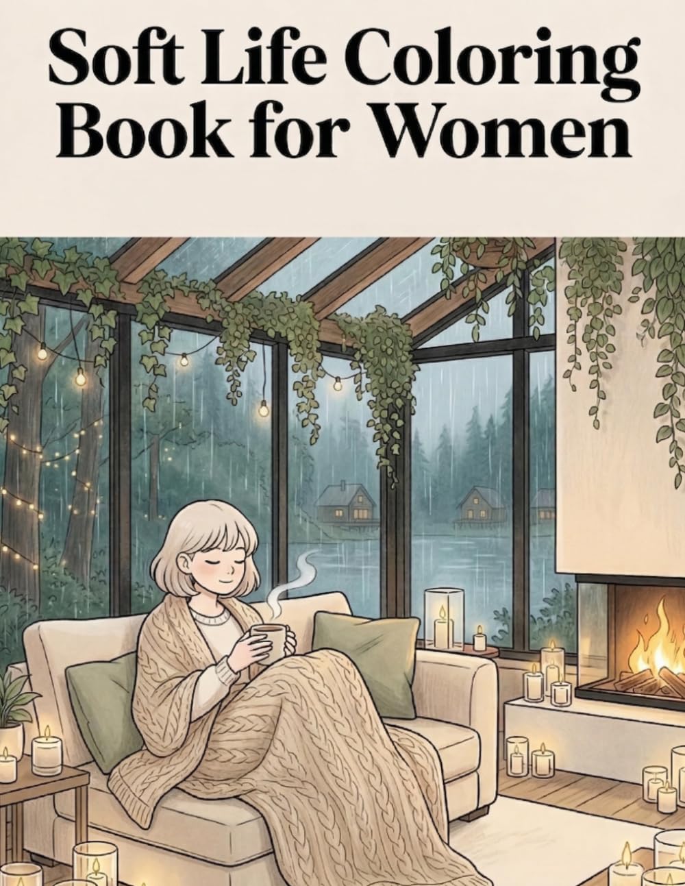 Soft Life Coloring Book for Women: Cozy Moments, Calm Routines & Simple Living Scenes | Relaxing Aesthetic Coloring for Stress Relief