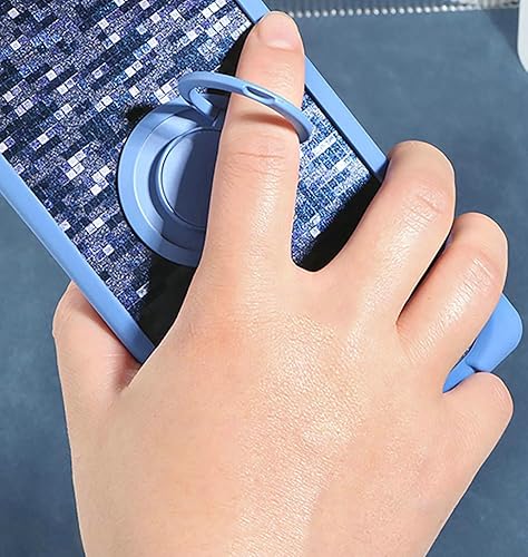 Miniatura 4 de Funda para Xiaomi Redmi Note 10s compatible con Xiaomi Redmi Note 10s Phone Case PC Backplane + Funda de silicona suave anillo de metal 360, soporte