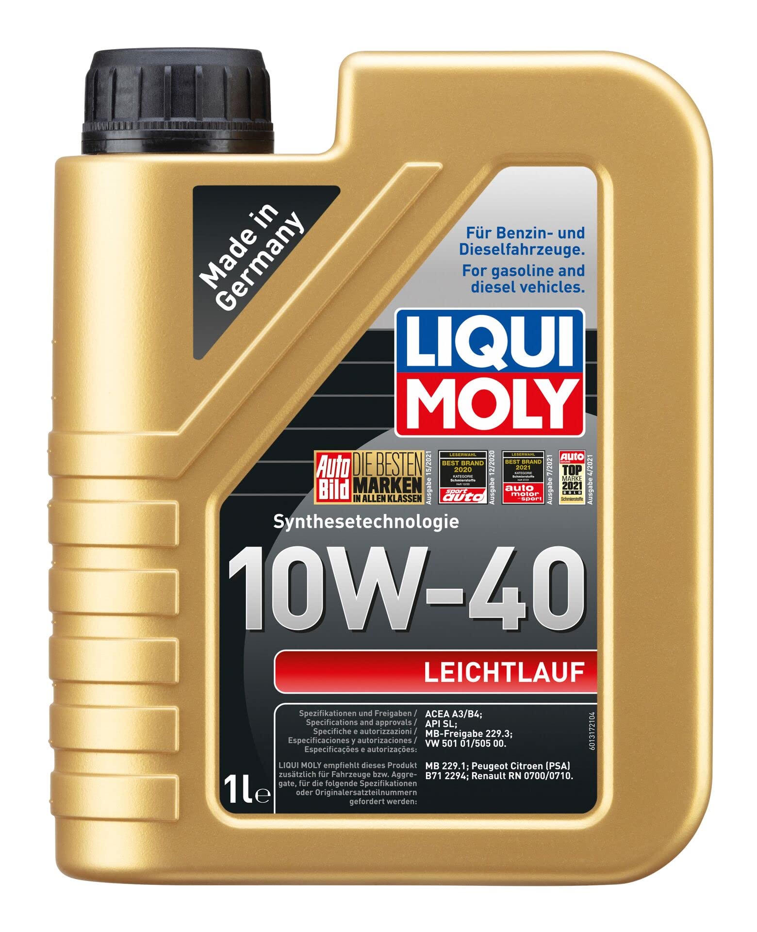 Set di filtri con olio motore 10W-40 scorrevole, filtro olio, filtro aria, filtro carburante, vite di chiusura