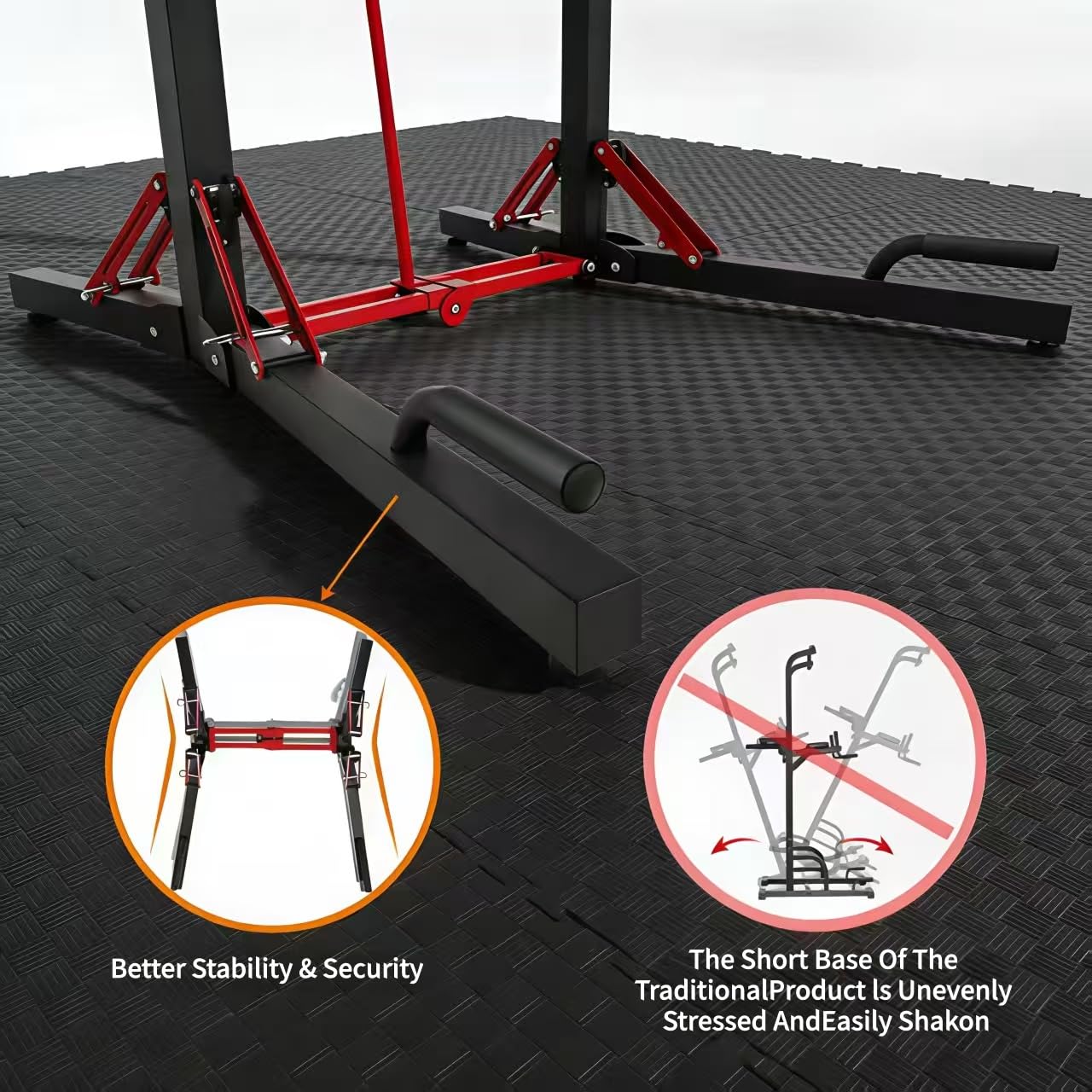 Amazon.co.jp: ONETWOFIT 折りたたみ式パワータワー プルアップバー