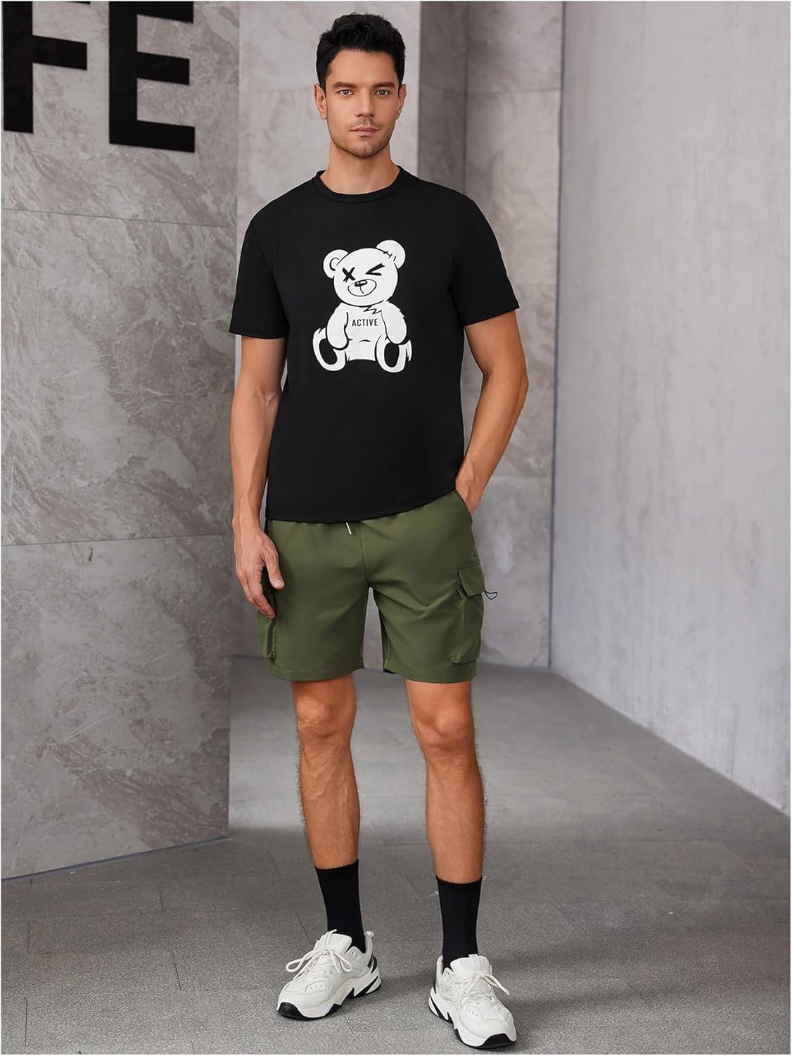 OYOANGLE Men's Summer Graphic Short Sleeve Crewneck T-Shirt Tee Shirts - Image 6