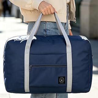 Generic Travel Bag Duffel Bags Foldable Luggage Tote Travel Carry on Bag for Spirit Airlines Personal Item Weekender Overnight Bags