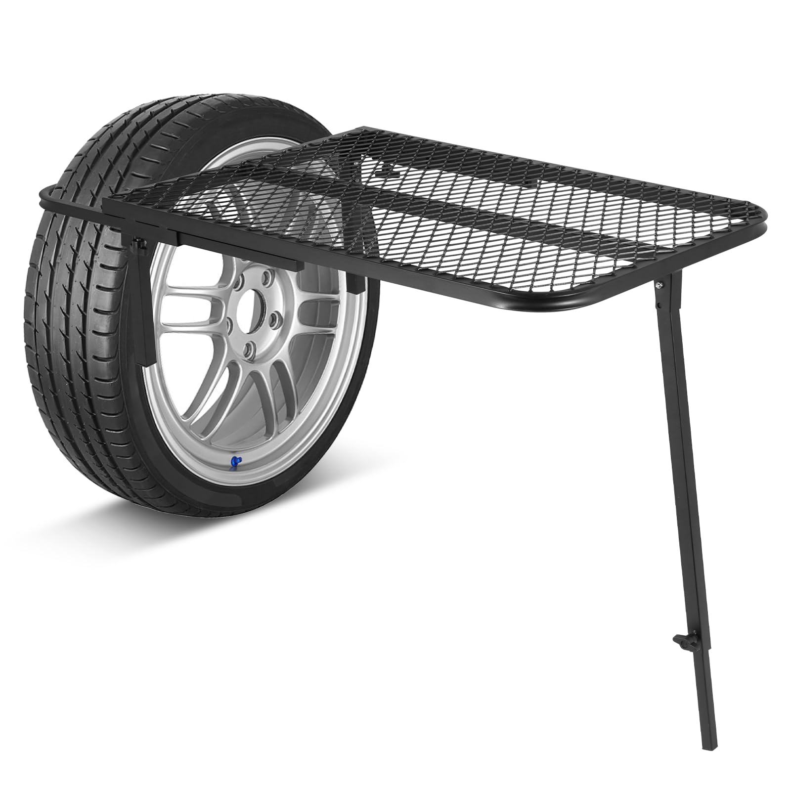 MXBAOHENG Table De Pique-Nique Portable De Pneu De Voiture 68*50 CM Table à pneus à hauteur réglable 60-90 CM Table de camping à monter sur véhicule pour voyage, atterrissage et activités de plein air