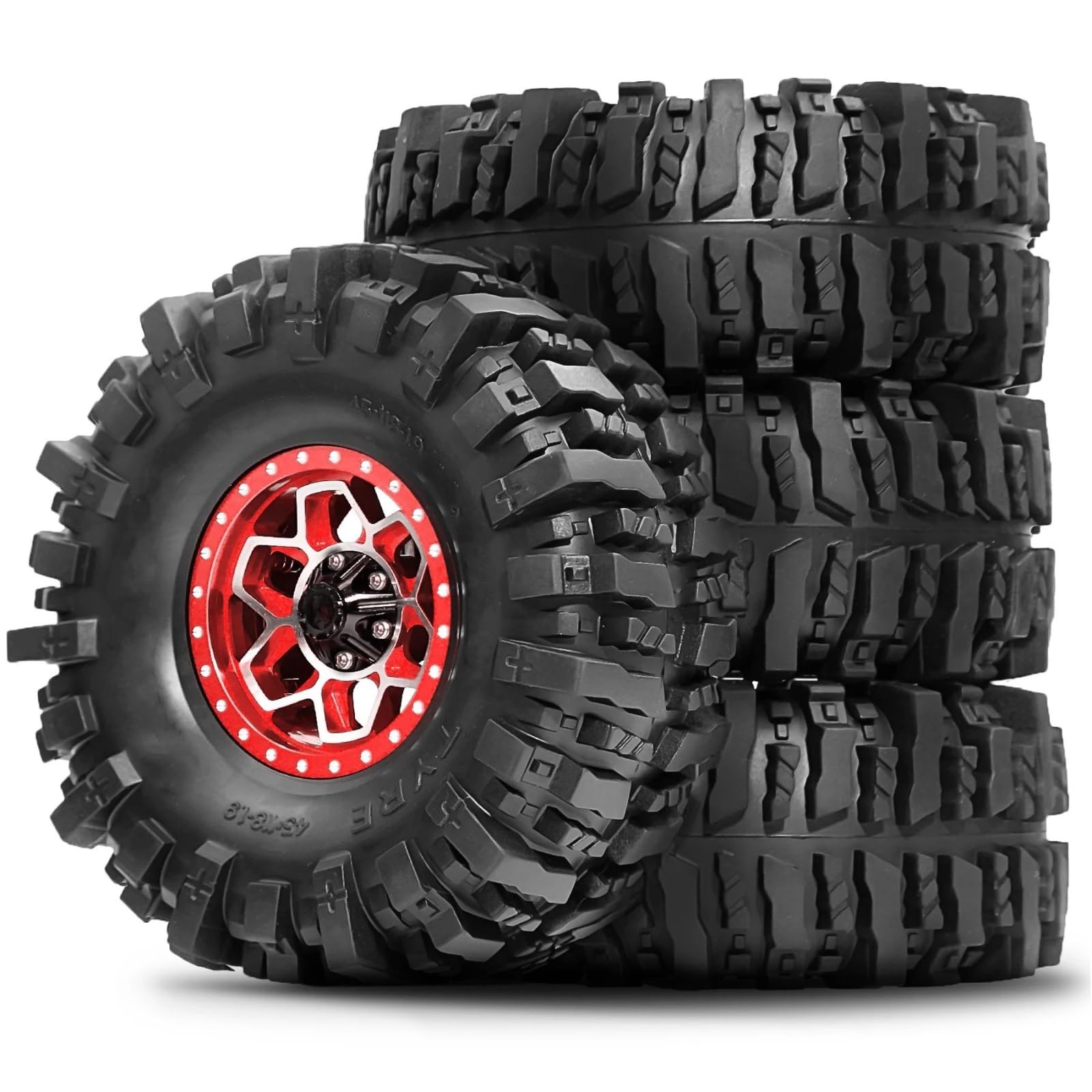 Pneumatici Ruote Rc 1.9 Beadlock Per TRX4 Per Redcat Gen7 8 1/10