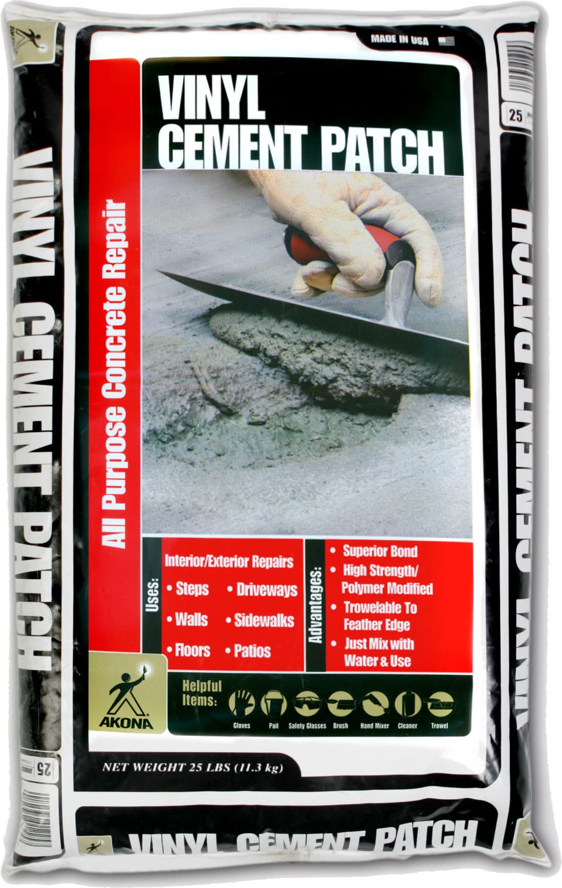 Akona Vinyl Cement Patch 25 Pound