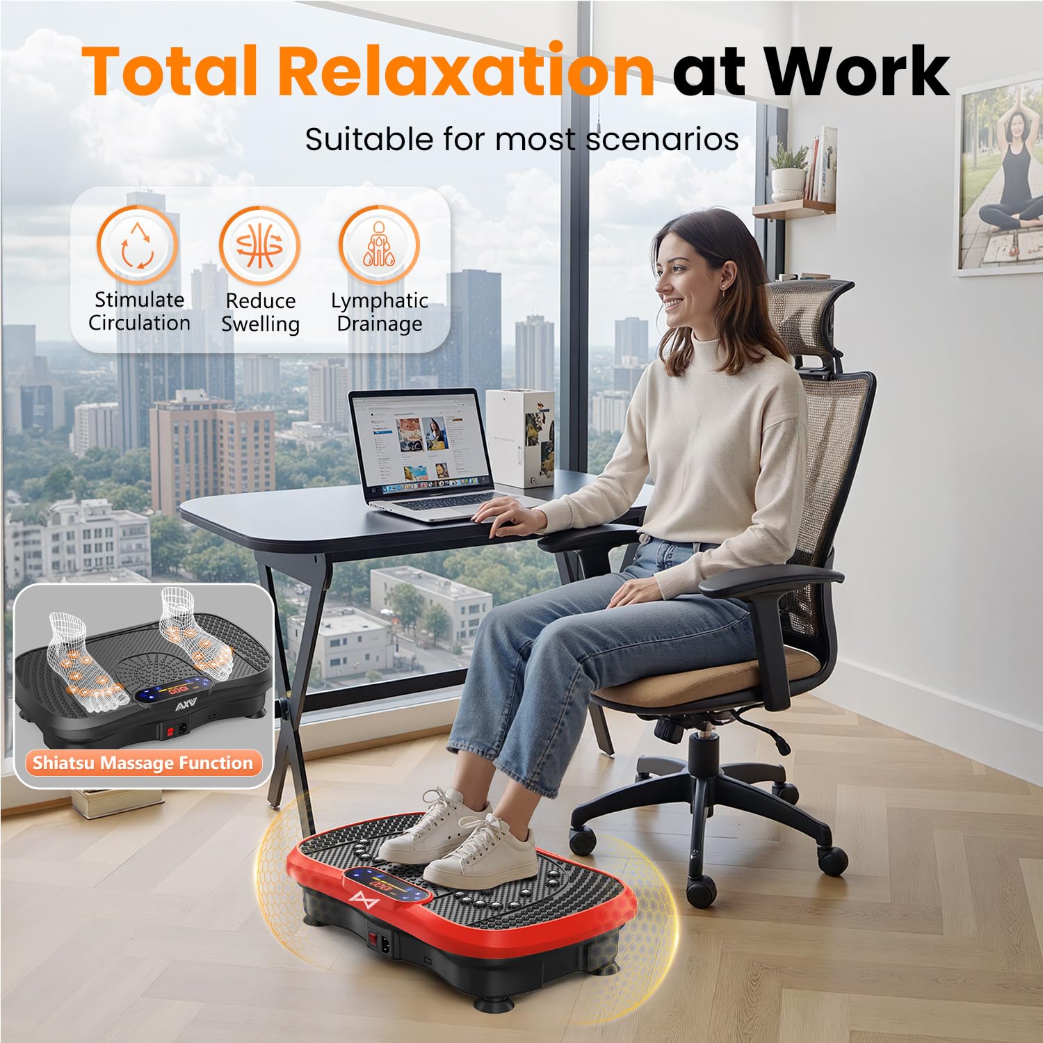 AXV Vibration Plate - Full Body Fitness -6