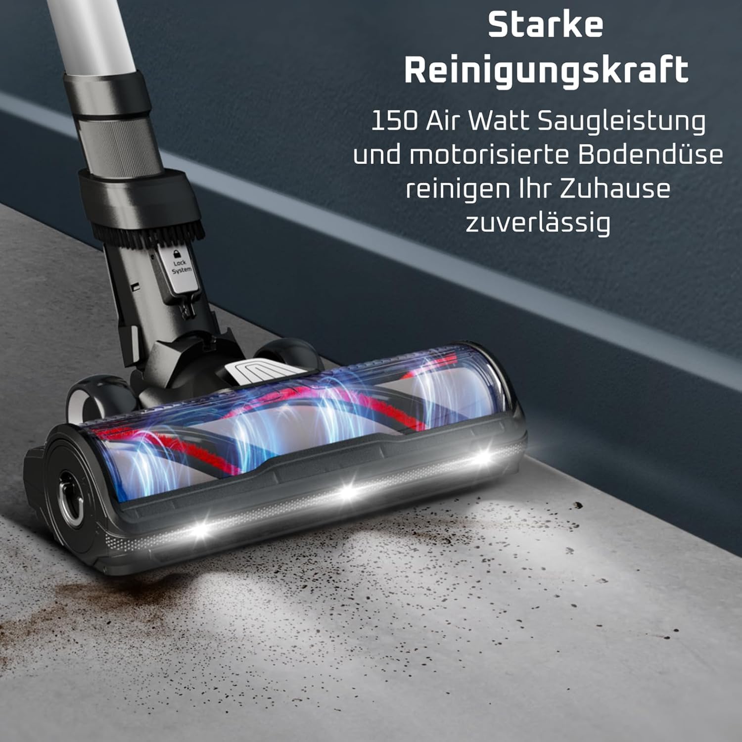Rowenta X-Force Flex 13.60, kabelloser Akku-Staubsauger, Allergiker-Modell, tiefe Reinigungskraft, Flex-Gelenk, 150 Air Watt, bis zu 60 Minuten Laufzeit, Made in France, RH9A36WV