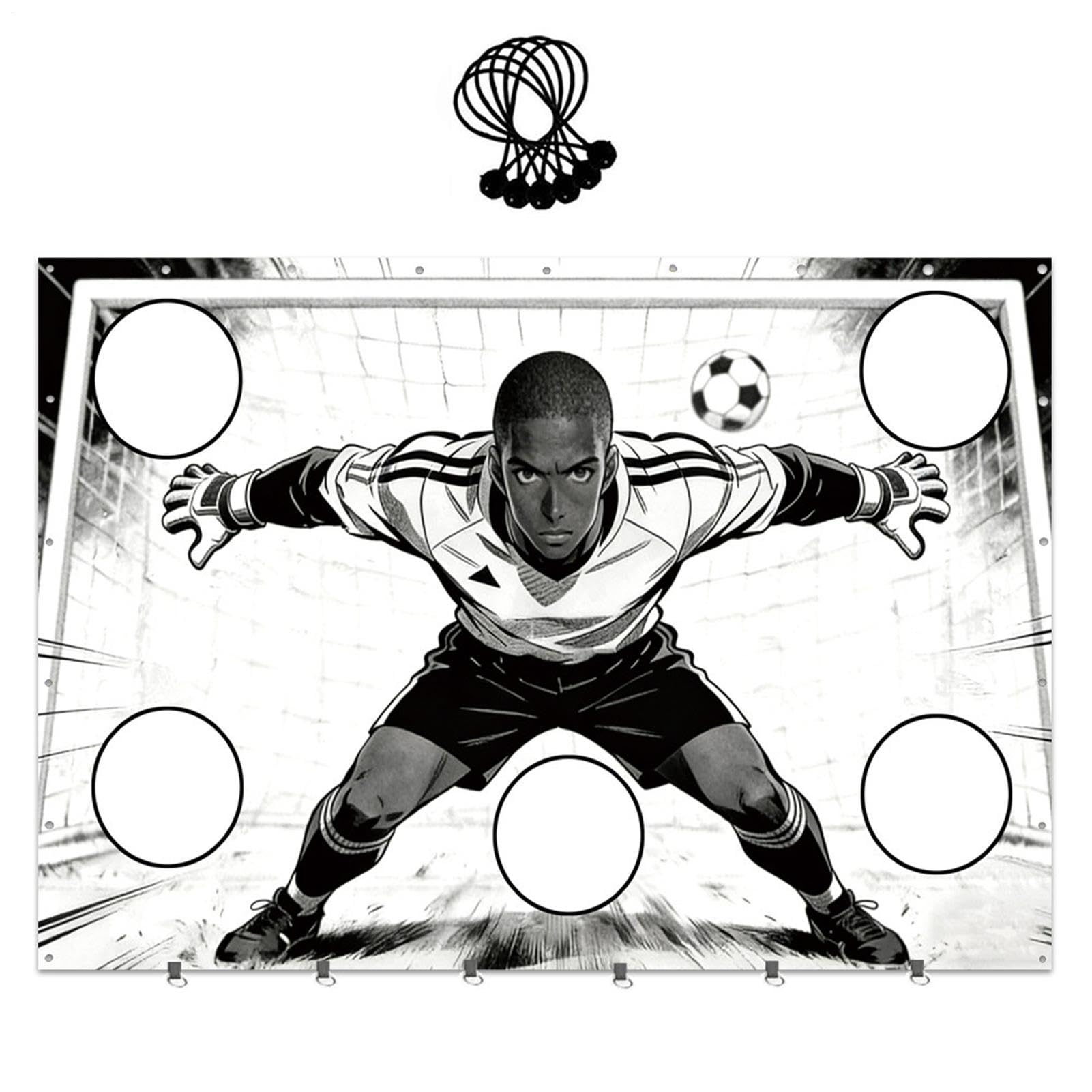 Fußball-Wurfnetz, interaktives Fußball-Trainingsziel, Fußballnetze zum Werfen, für Zuhause, Schule, Rasen, Spielplatz, Hinterhof, Outdoor-Kurs, Damen, Herren, Teenager, Erwachsene, Kinder
