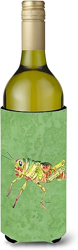 Miniatura 41 de Caroline's Treasures 8849CC Saltamontes en lata o botella verde, hielera lavable, funda plegable con aislamiento para bebidas, puede abrazar