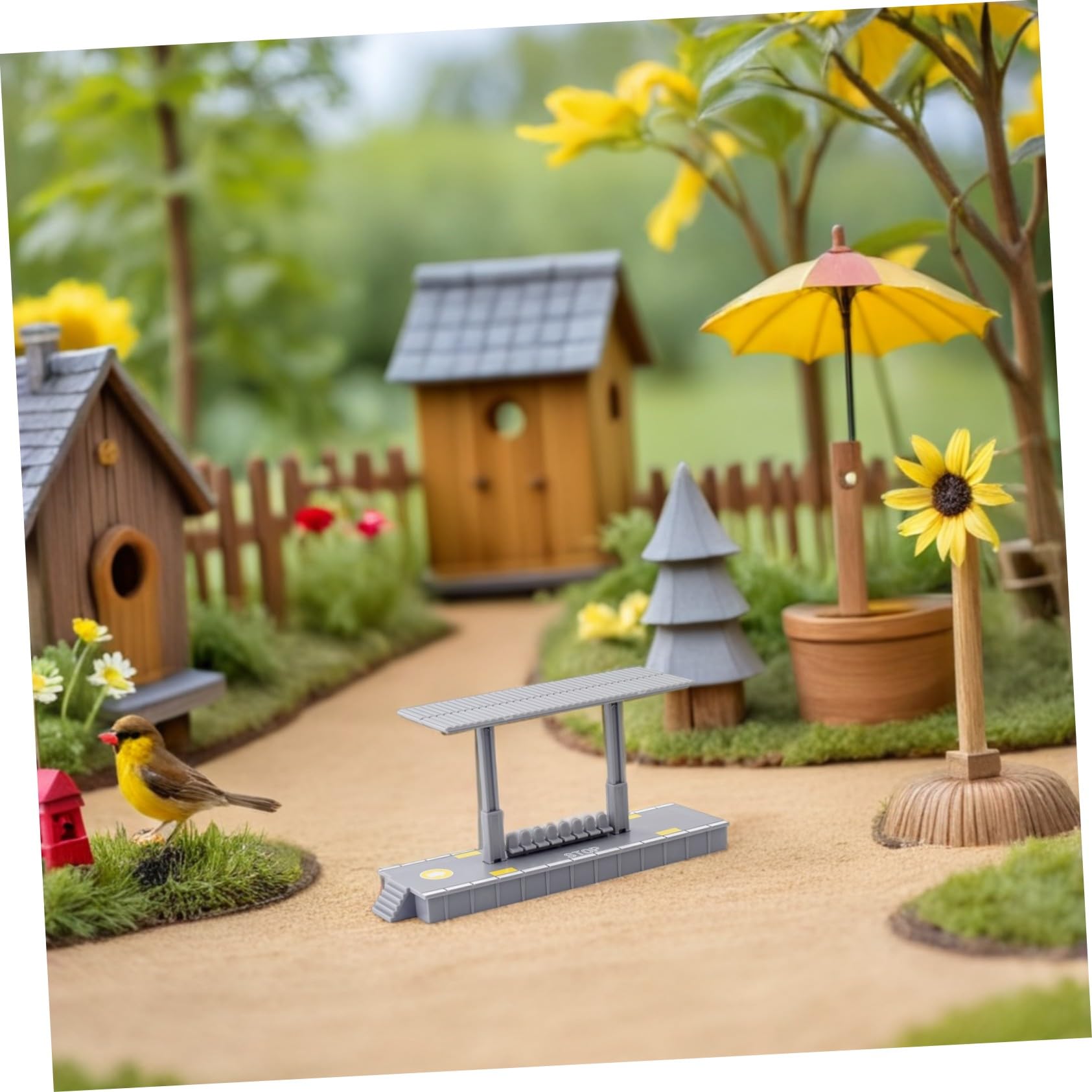 Juego de Modelos de Tren para Maqueta Ferroviaria de Bricolaje