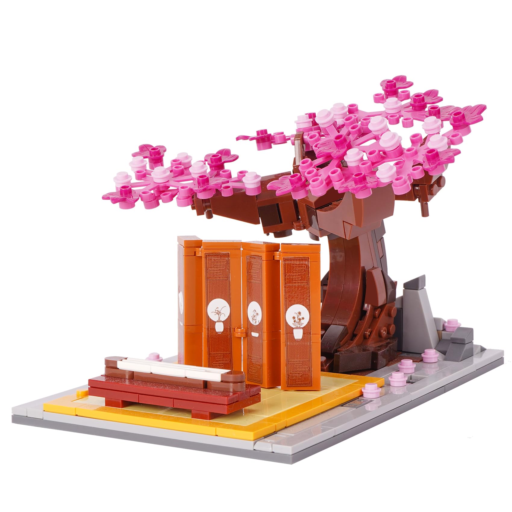 Geniteen Building Blocks Set,Chinese Architecture,Tang Dynasty Series 2, Building Set Model Kit and Gift for Kids and Adults Gift for Birthday, Christmas and New Years (Pipa Xing)
