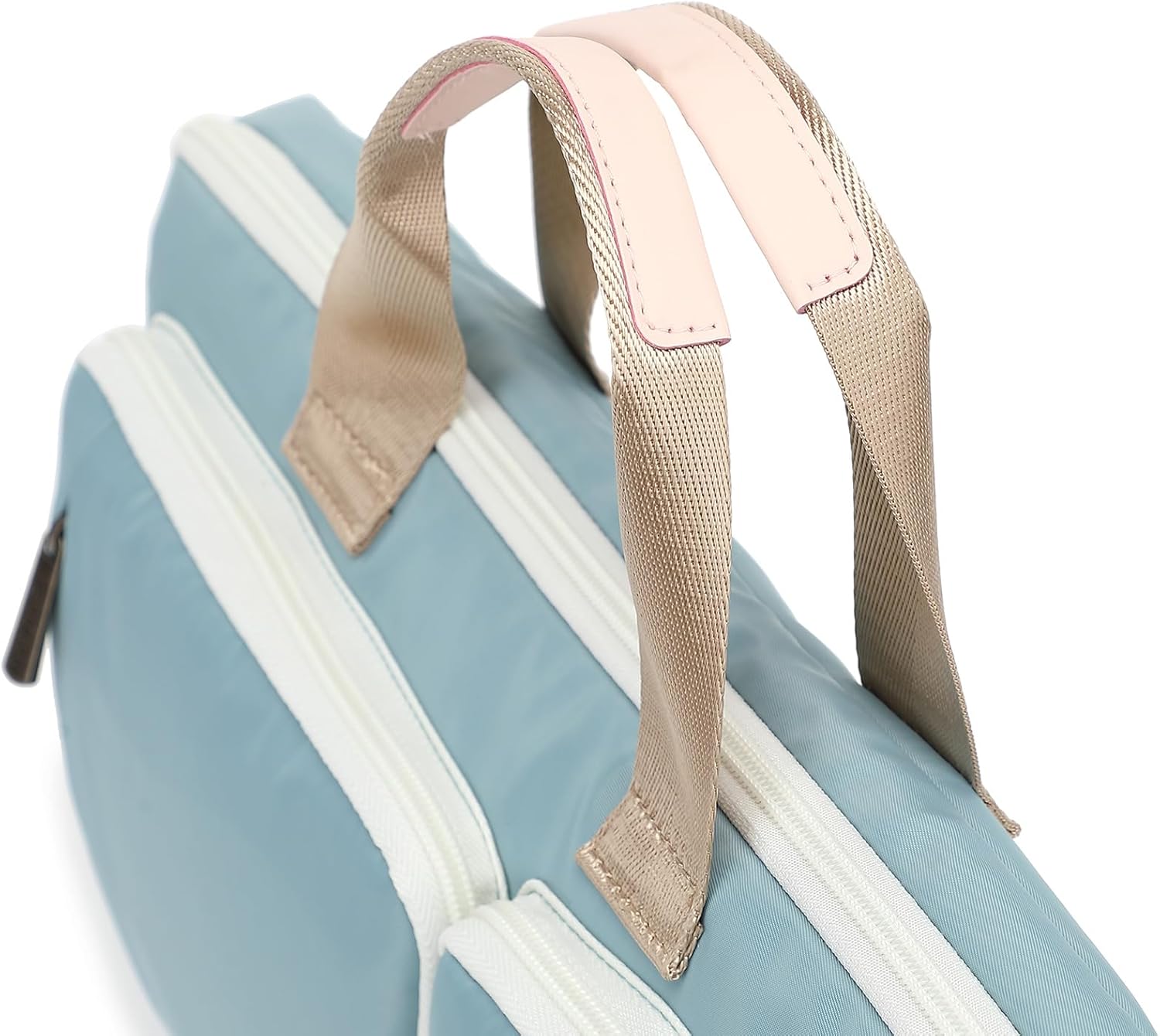 360 Protective Multi-Pockets Laptop Shoulder Bag Sleeve Case, Briefcase for 15.6 & 16 Inch Laptops (Light Blue) - Image 6