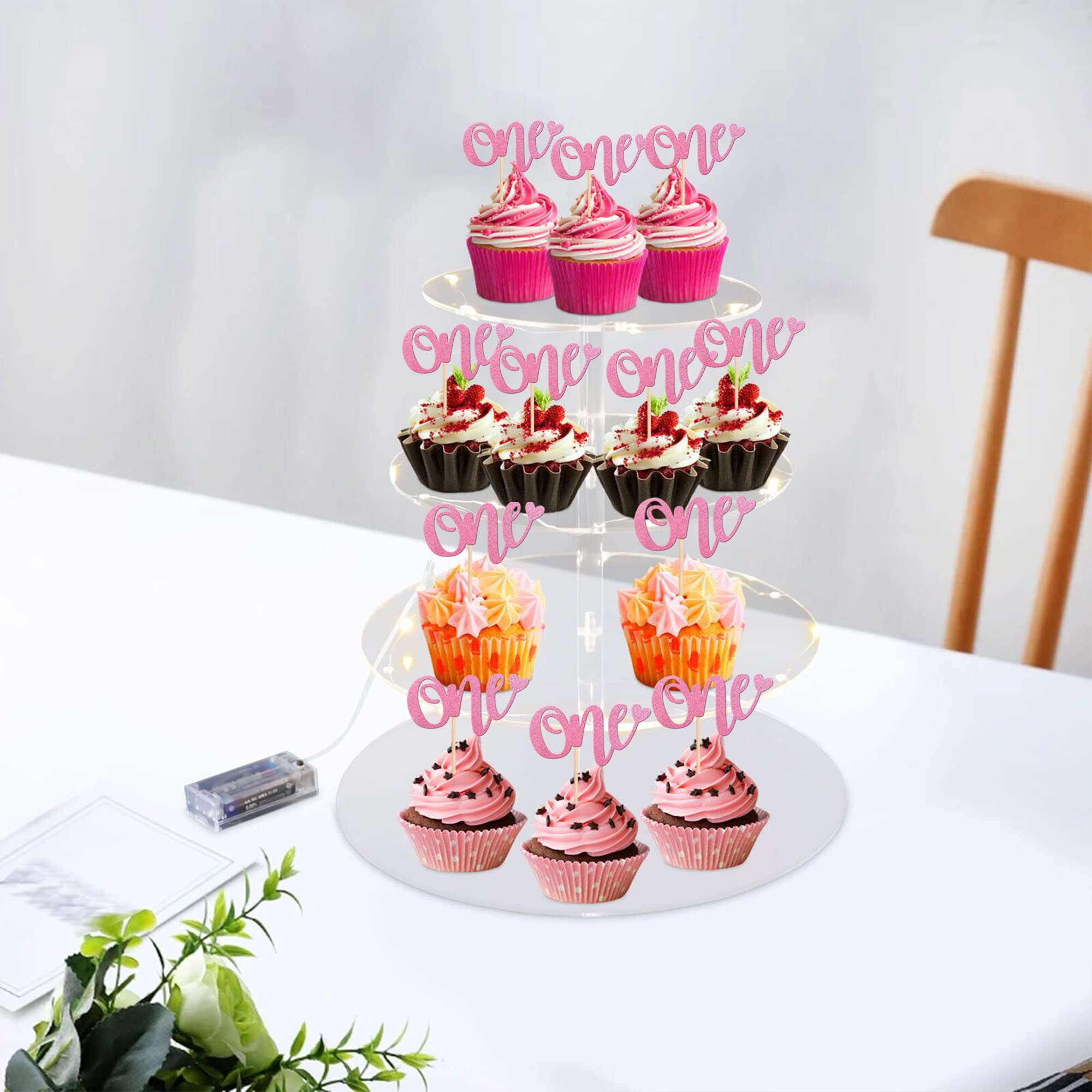 Lot De 24 Décorations De Cupcakes à Paillettes Pour Garçon Ou