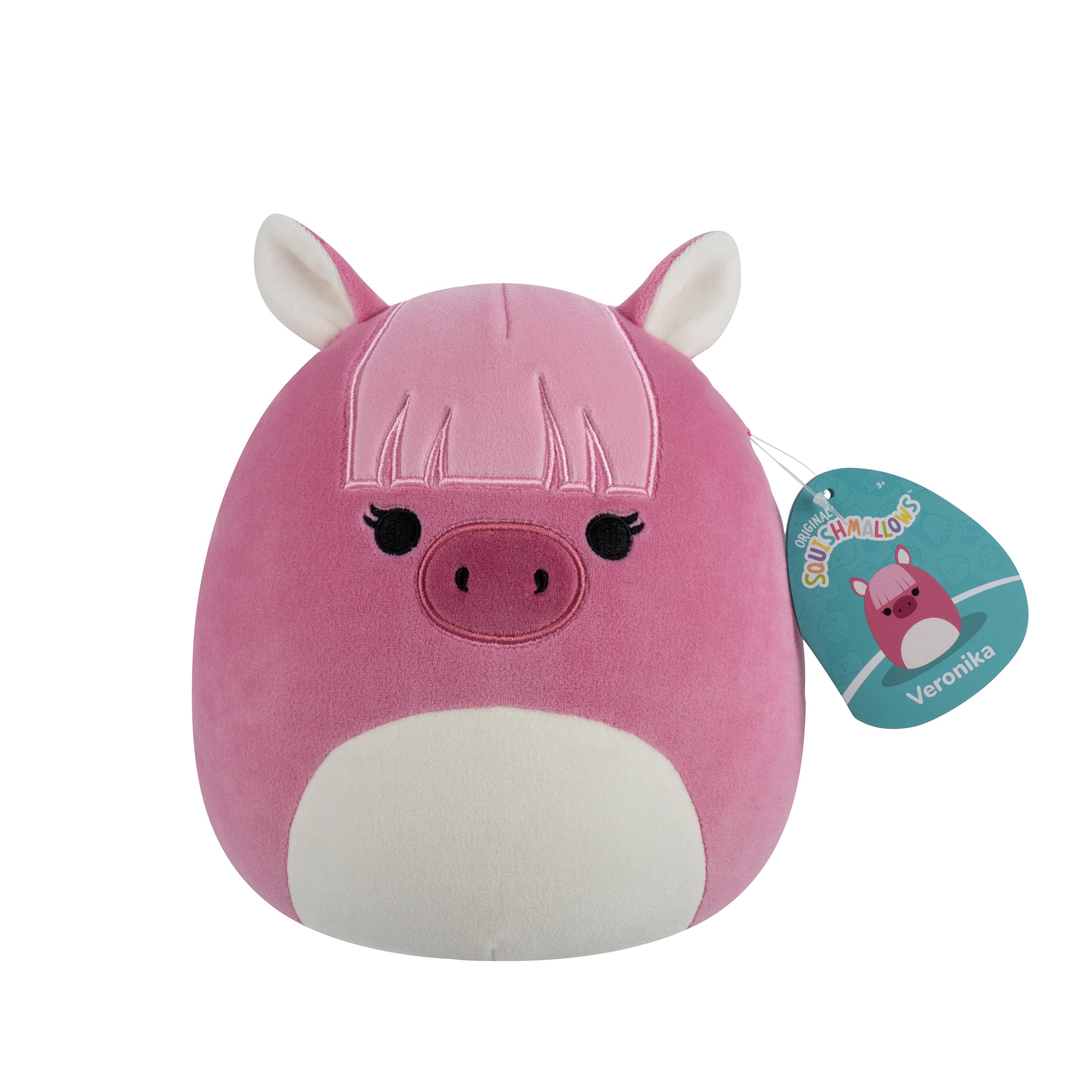 Squishmallows Original 7.5-Inch Veronika the Pink Shetland Pony, Pink Pony, 7.5 inches - Image 2