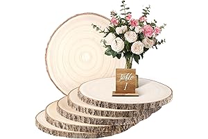 Handcrafted Wooden Chargers Set