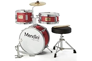 Children's 4-Piece Drum Kit: Delightful Rhythm for Young Talents