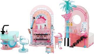 LOL Surprise Salon & Spa Playset with 65+ Surprises - Waterfall, Mirror, 360 Play, Holiday Gift for Kids 4+ Years