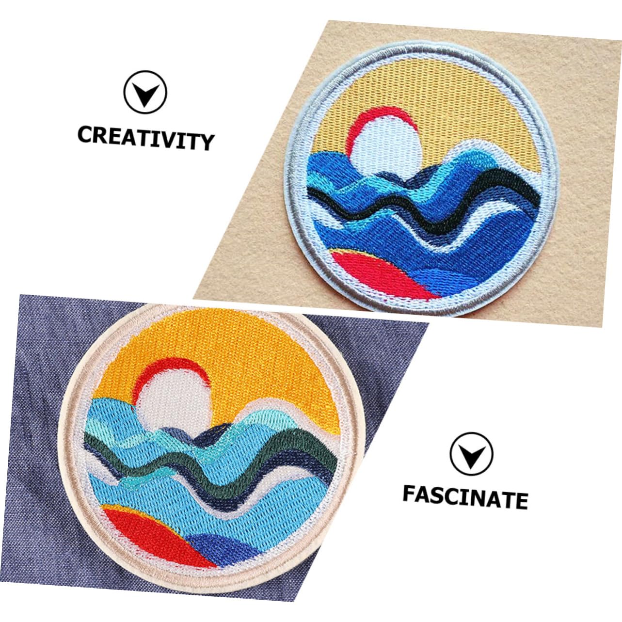 jojofuny 5 Set Toppe Ricamate Termoadesive Per Abbigliamento Patches Per Cucire E Applicare Su Borse E Scarpe Decorazioni Fatte Mano Per Riparazioni Vestiti E Accessori 5 Pezzi * 5