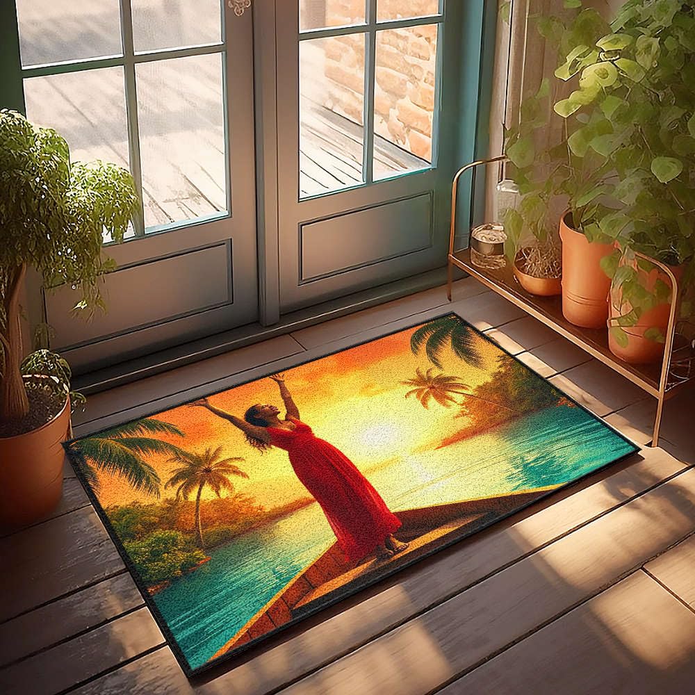 Paillasson d'extérieur grand format 65x90 pour stopper la boue devant la porte