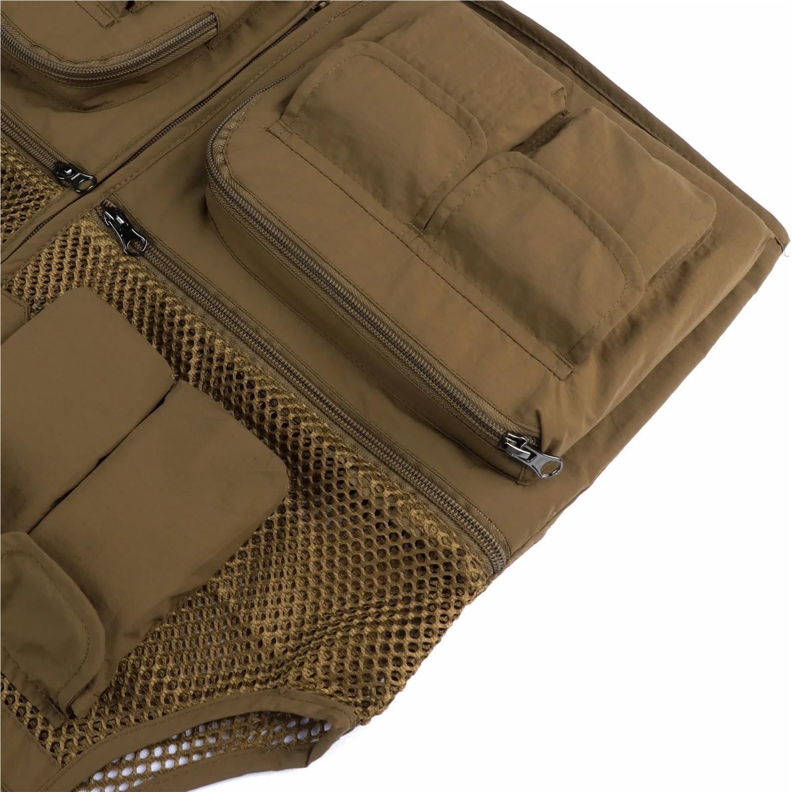 Herren Weste Webbed Gear Mantel Sommer Fotograf Werkzeug Viele Tasche Mesh Arbeit Ärmellose Jacke Männlich Für Jagd Angler