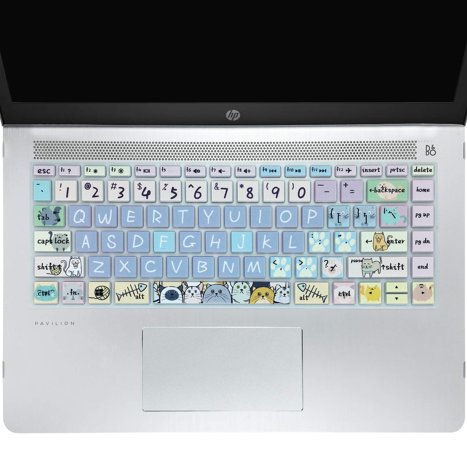 Protection clavier HP 14 pouces Pavilion x360 14-CF 14-DK chat - 7